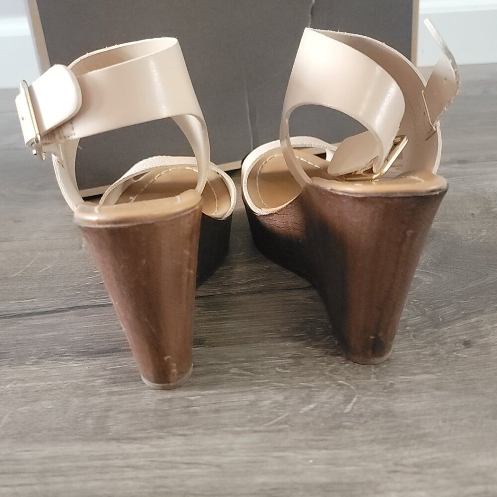 Jore peep toe wedge heels size 6 - Picture 4 of 5